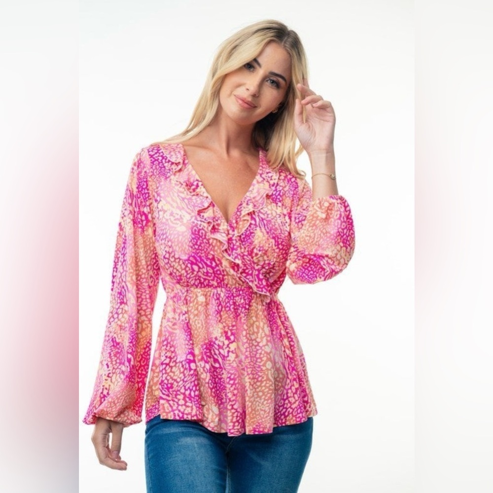 White Birch- Long sleeve blouse